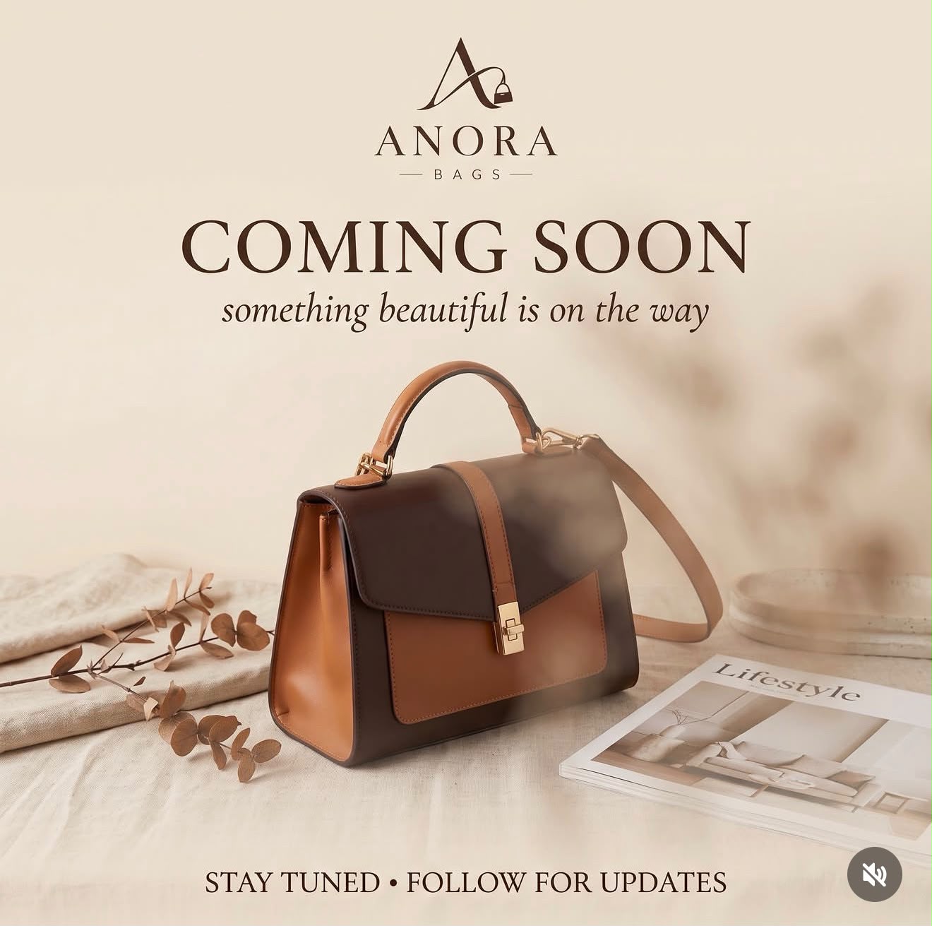 The Anora Dua Satchel in Espresso & Cognac